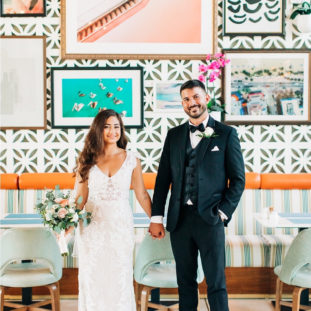 BHLDN wedding gown